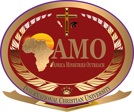 Africa Ministries Outreach International Christian Univercity badge