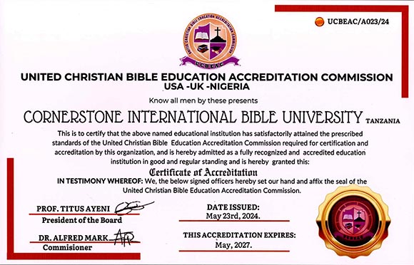 AMO - South Africa NPO Accreditation certificate